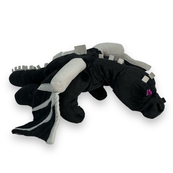 Minecraft Ender Dragon Black 21 Inch Plush Plushy Large Kids Toy Stuffed Animal - Picture 1 of 8